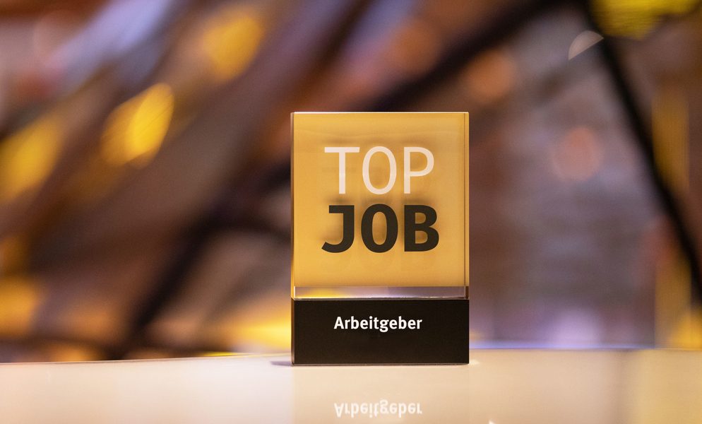 TOP JOB-Trophäe für Arbeitgeber