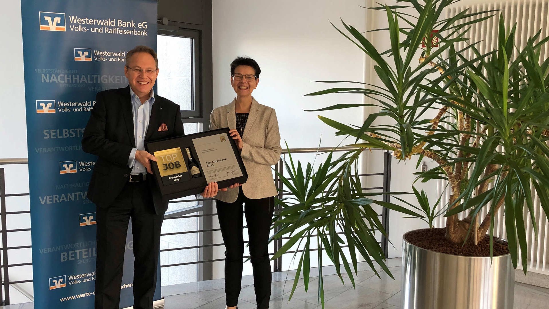 Portraitbild des TOP JOB-Arbeitgebers Westerwaldbank