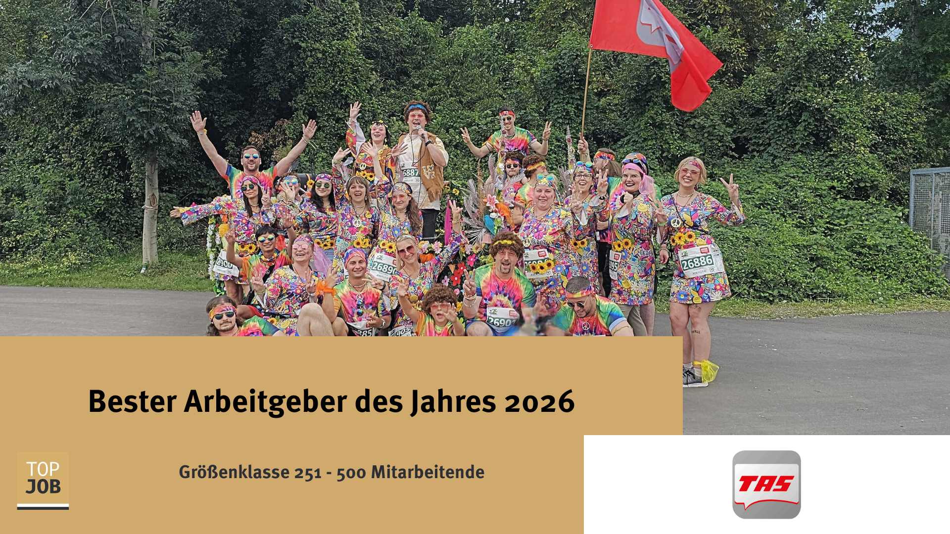 Portrait des besten Arbeitgebers des Jahres 2026 TAS AG
