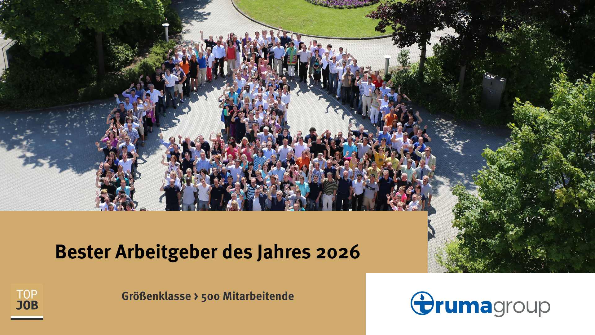 Portrait des besten Arbeitgebers des Jahres 2026 TRUMA Group