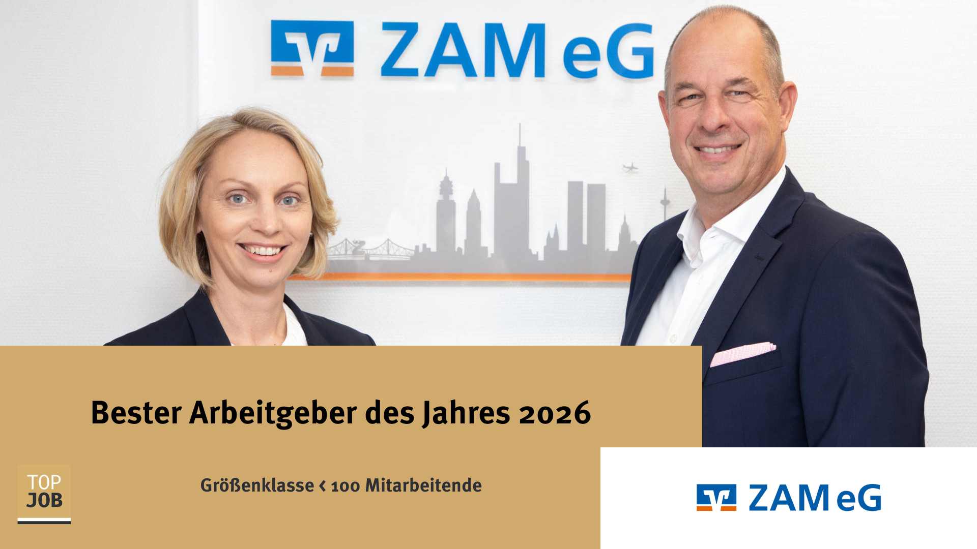 Portrait des besten Arbeitgebers des Jahres 2026 ZAM eG