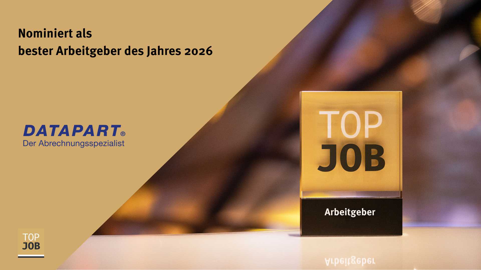 nominierter Arbeitgeber des Jahres 2026 Datapart