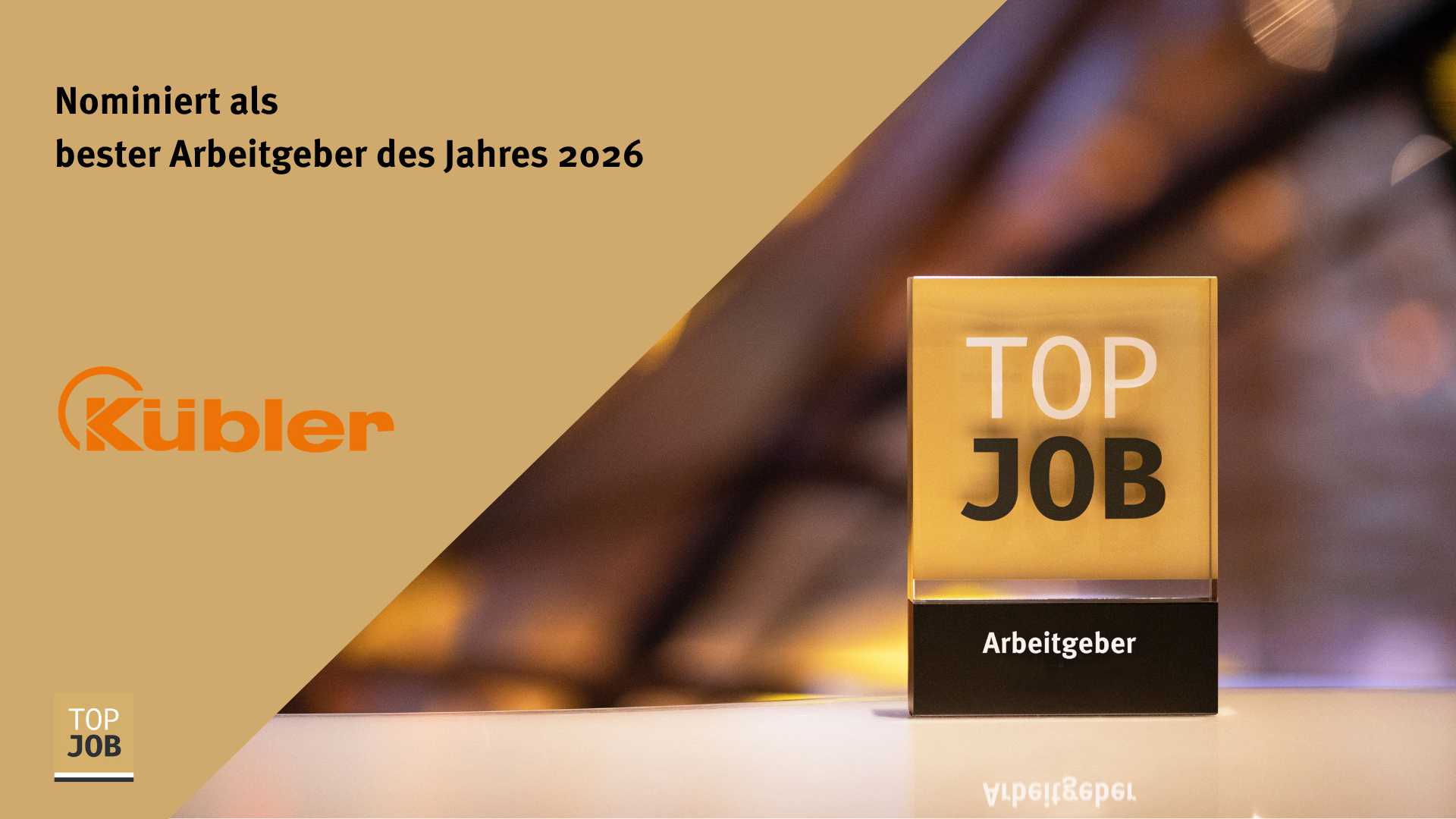 nominierter Arbeitgeber des Jahres 2026 Fritz Kübler