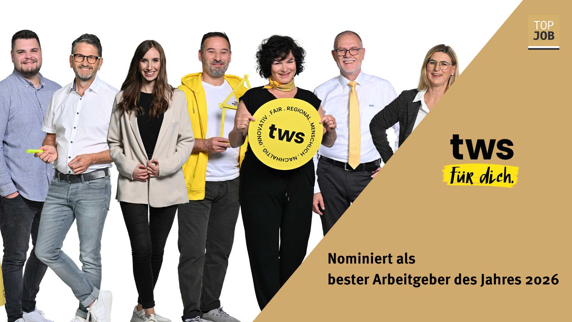 nominierter Arbeitgeber des Jahres 2026 Technische Werke Schussental