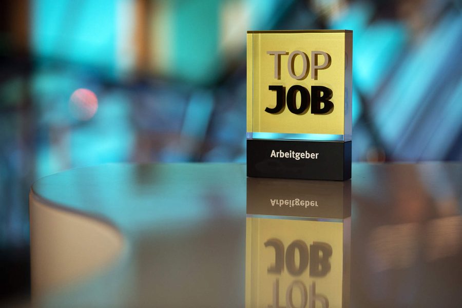 TOP JOB-Trophäe für Arbeitgeber