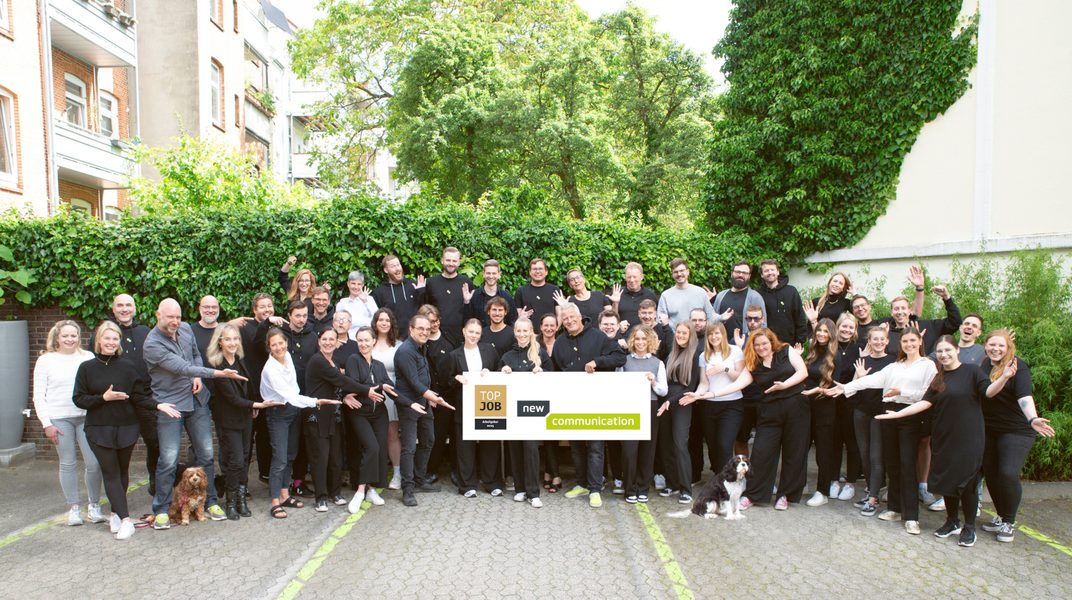 Portraitbild des TOP JOB-Arbeitgebers New Communication GmbH & Co. KG