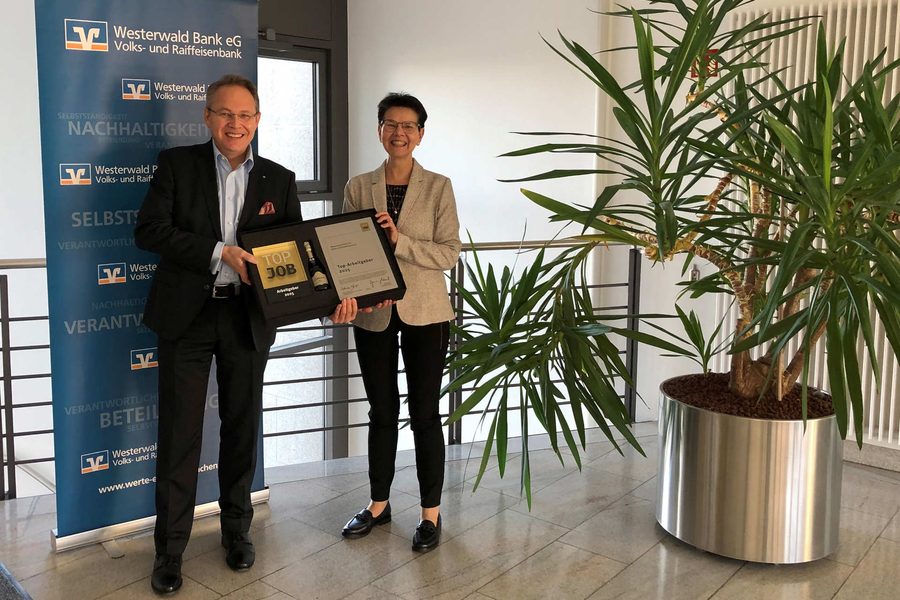 Portraitbild des TOP JOB-Arbeitgebers Westerwald Bank eG, Volks- und Raiffeisenbank